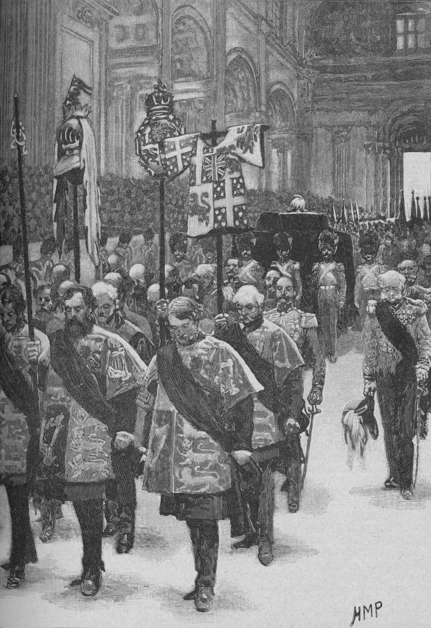 The Burial of Wellington by Henry Marriott Paget