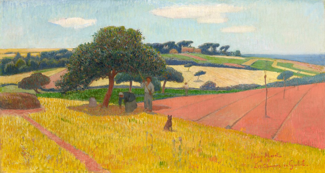 Les Chaumes en Guidel, 1891 by Henry Moret