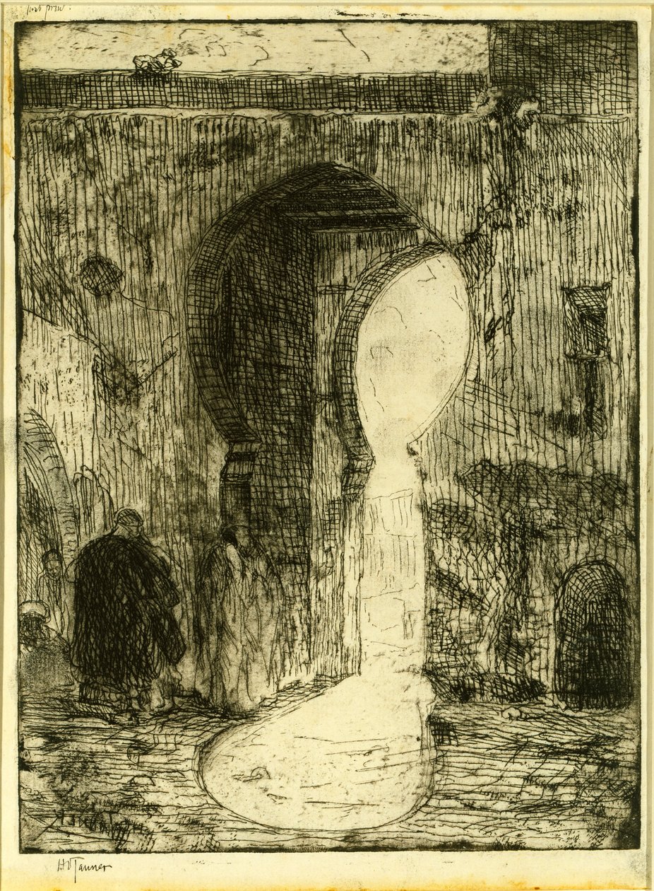 Gate in Tangier by Henry Ossawa Tanner