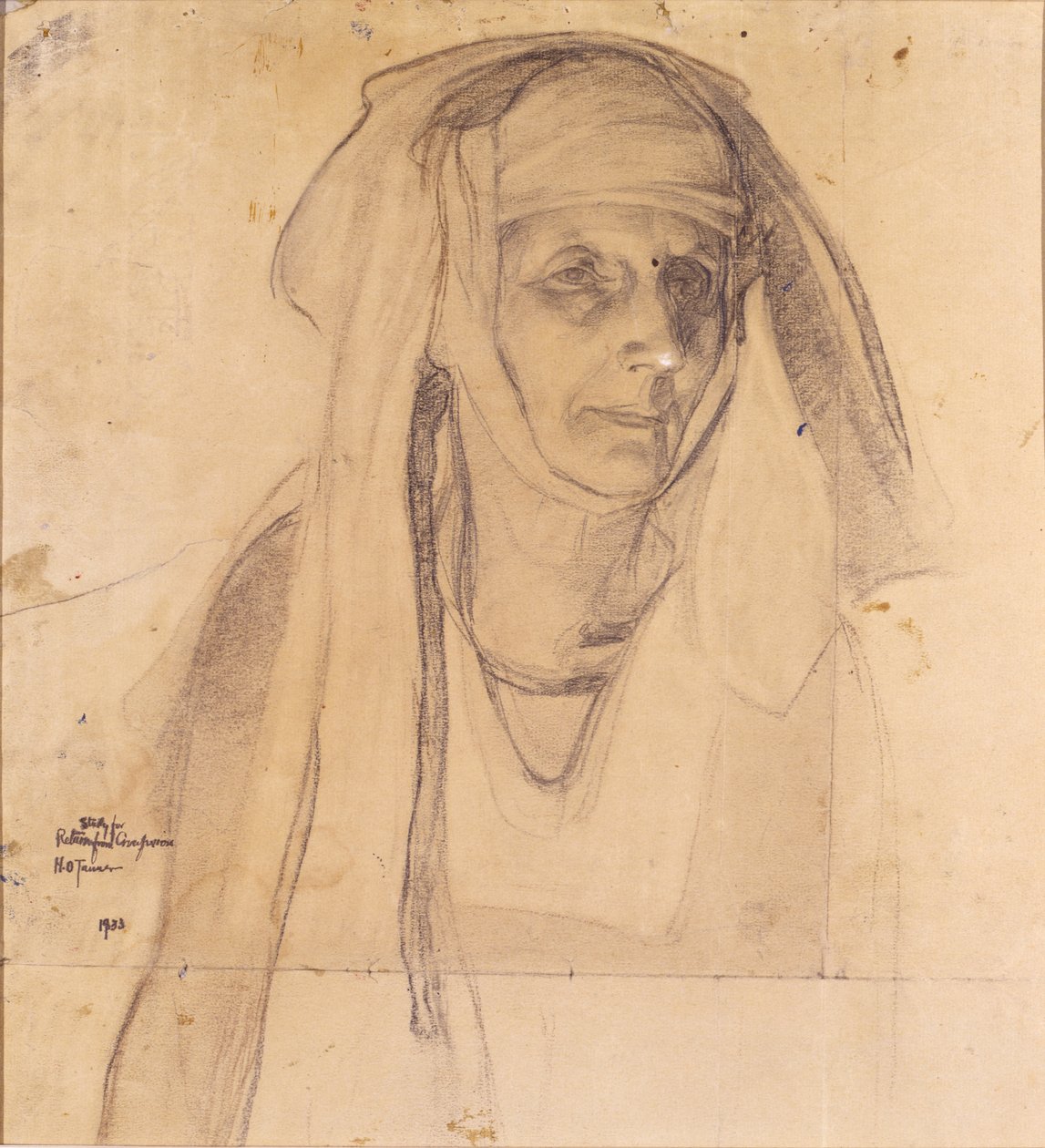 Study for Mary, Return from the Crucifixion by Henry Ossawa Tanner
