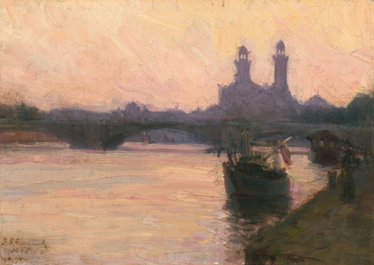 The Seine, c. 1902 by Henry Ossawa Tanner