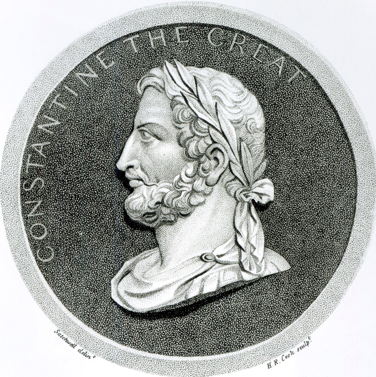Portrait of Constantine the Great, from 
