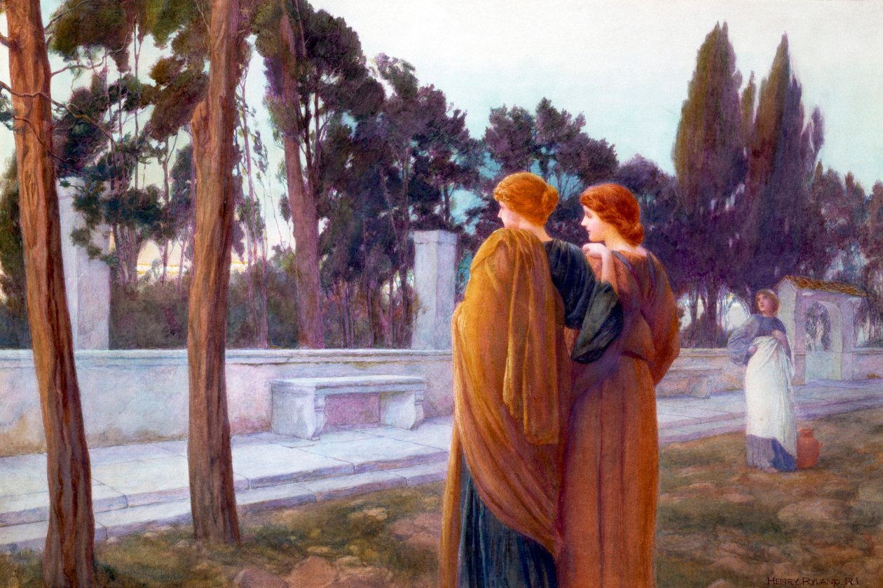 The day is over by Henry Ryland