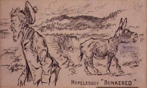 Hopelessly Bunkered, illustration from 