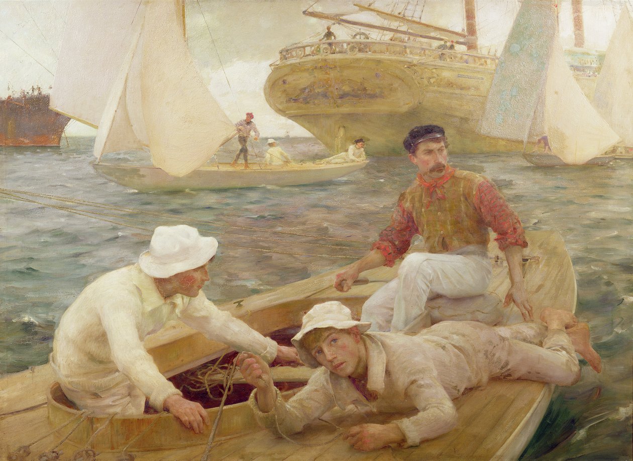 The Run Home by Henry Scott Tuke
