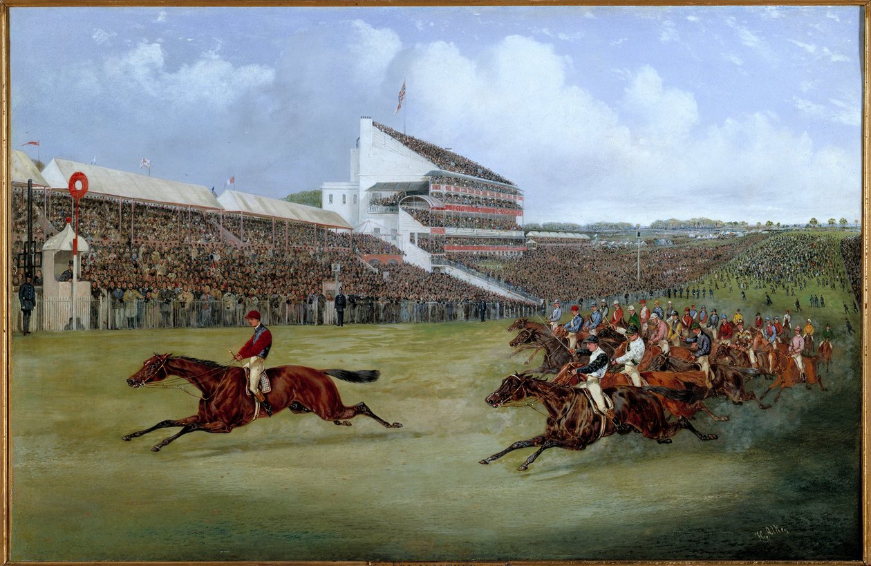 Horse racing: 'Gladiator arrived in 1865' by Henry Sr Alken