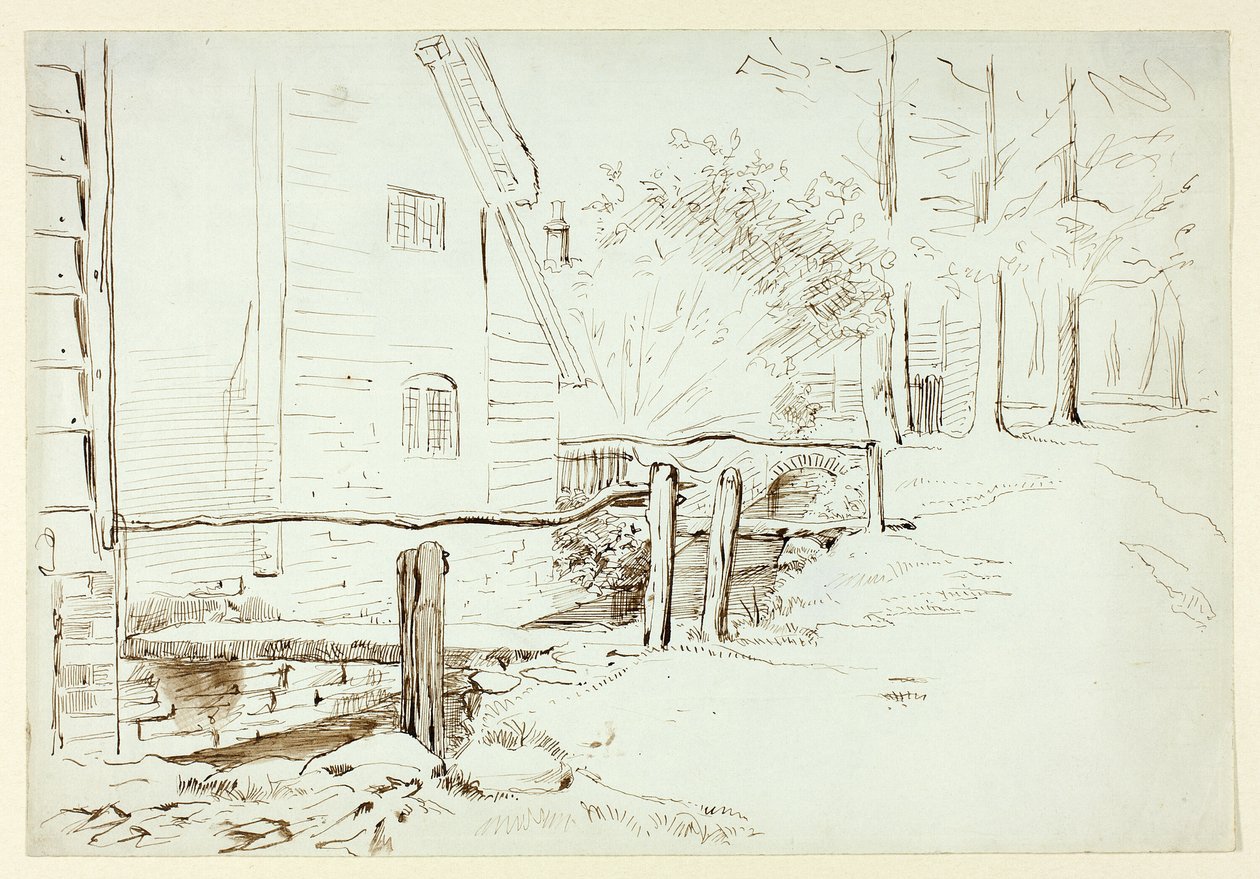 Landscape with Bridge by Henry Stacy Marks