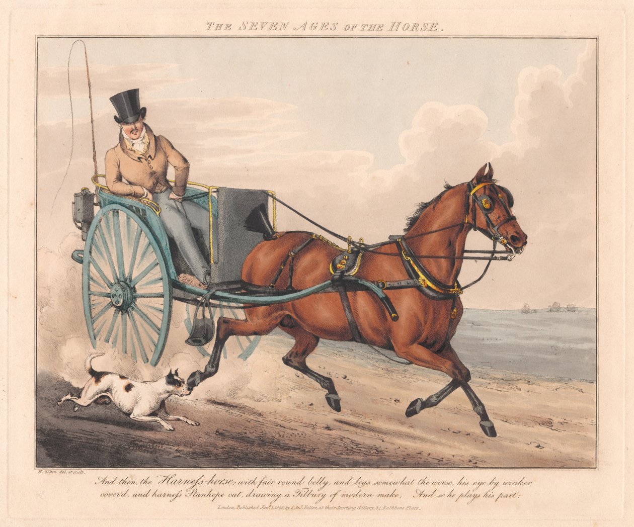 Set of Seven: The Seven Ages of the Horse by Henry Thomas Alken