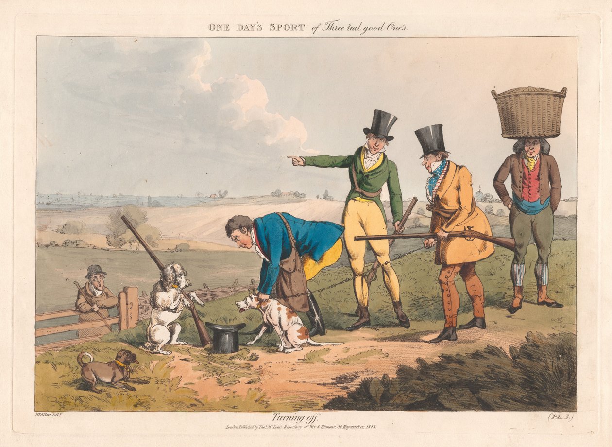 Set of six with printed wrapper, and title-page: Shooting, or One Day