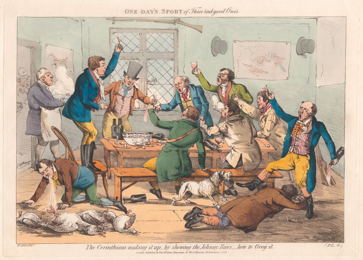 Set of Six with Printed Wrapper, and Title Page: Shooting, or One Day