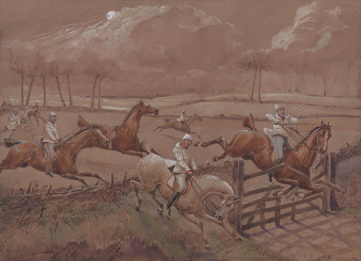 The Night Riders of Nacton: The Last Field near Nacton Heath by Henry Thomas Alken