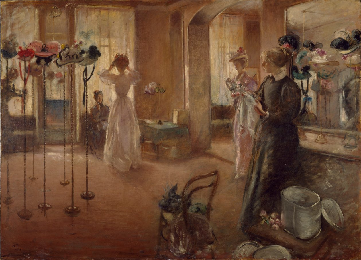 The Hat Shop by Henry Tonks