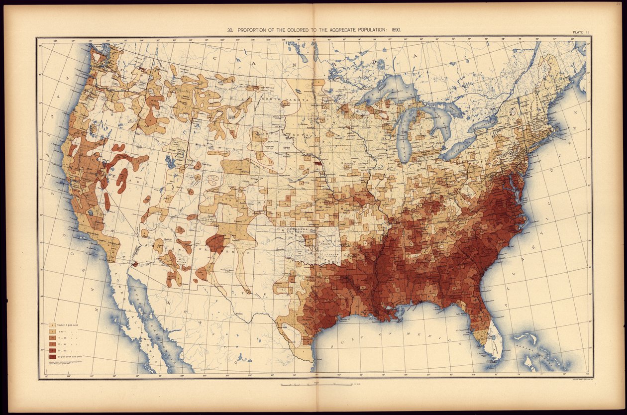 Statistical Atlas of the United States by Henry United States. Census Office. 11Th Census; Gannett