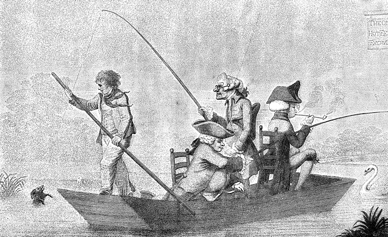 Patience in a Punt, 1792 by Henry William Bunbury