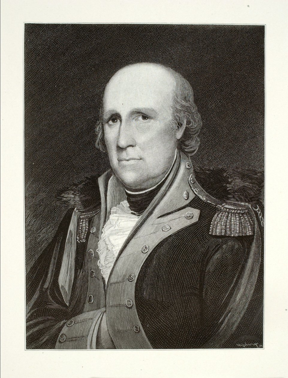 General George Rogers Clark by Henry Wolf: Fine art print