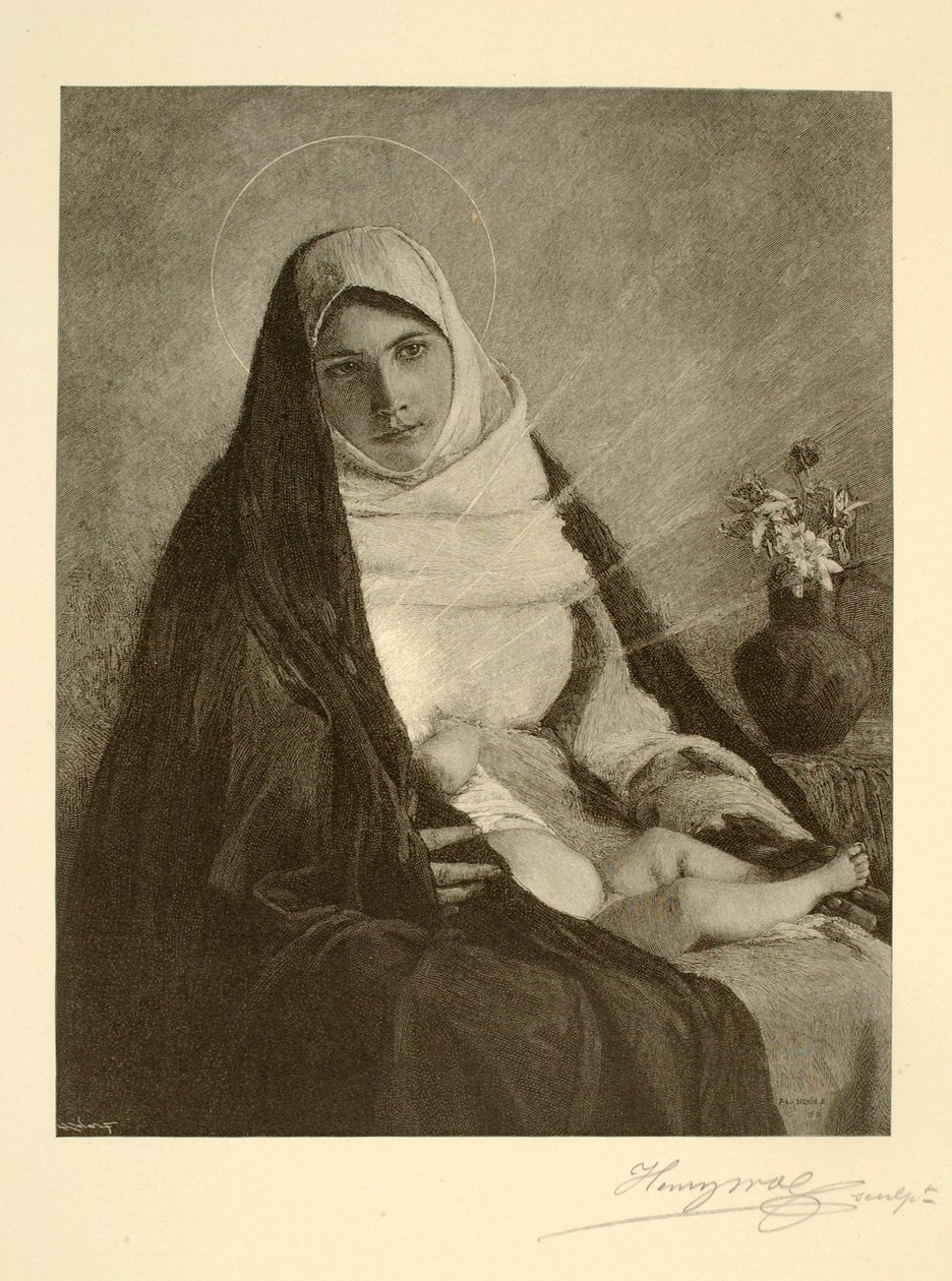 The Madonna of the Rose by Henry Wolf