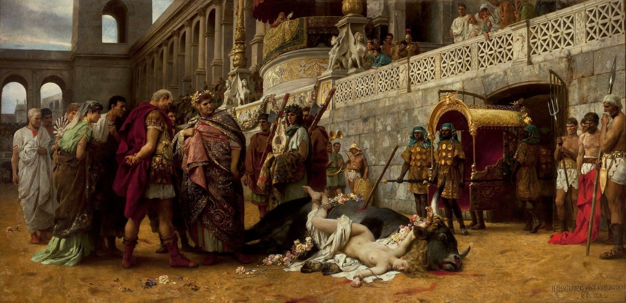 Christian Dirce by Henryk Siemiradzki
