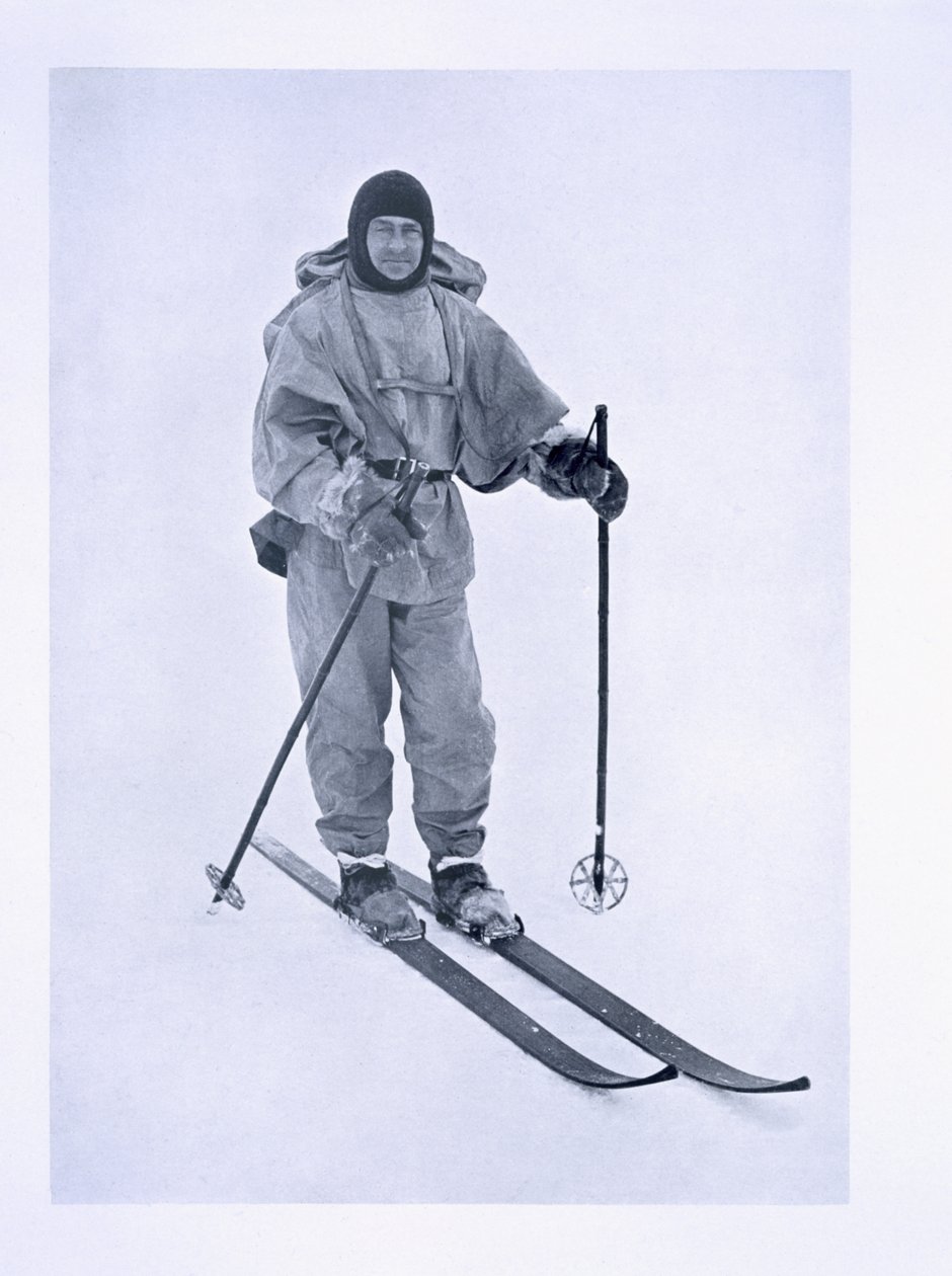 Captain Scott on Skis during the 