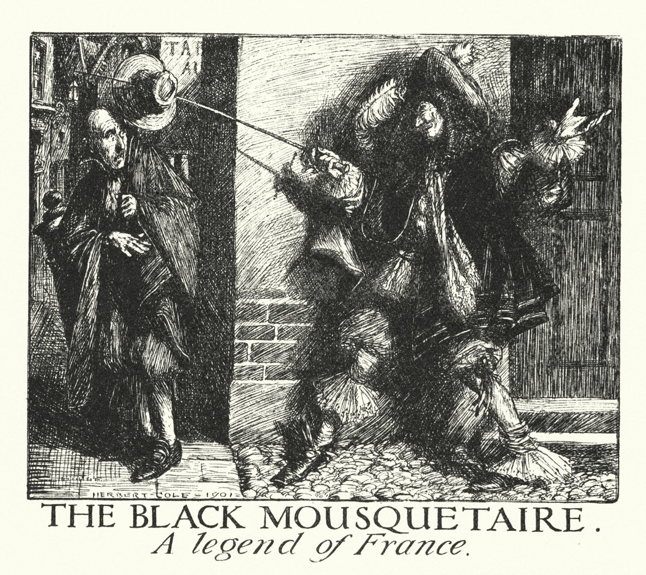 Ingoldsby Legends: The Black Mousquetaire by Herbert Cole