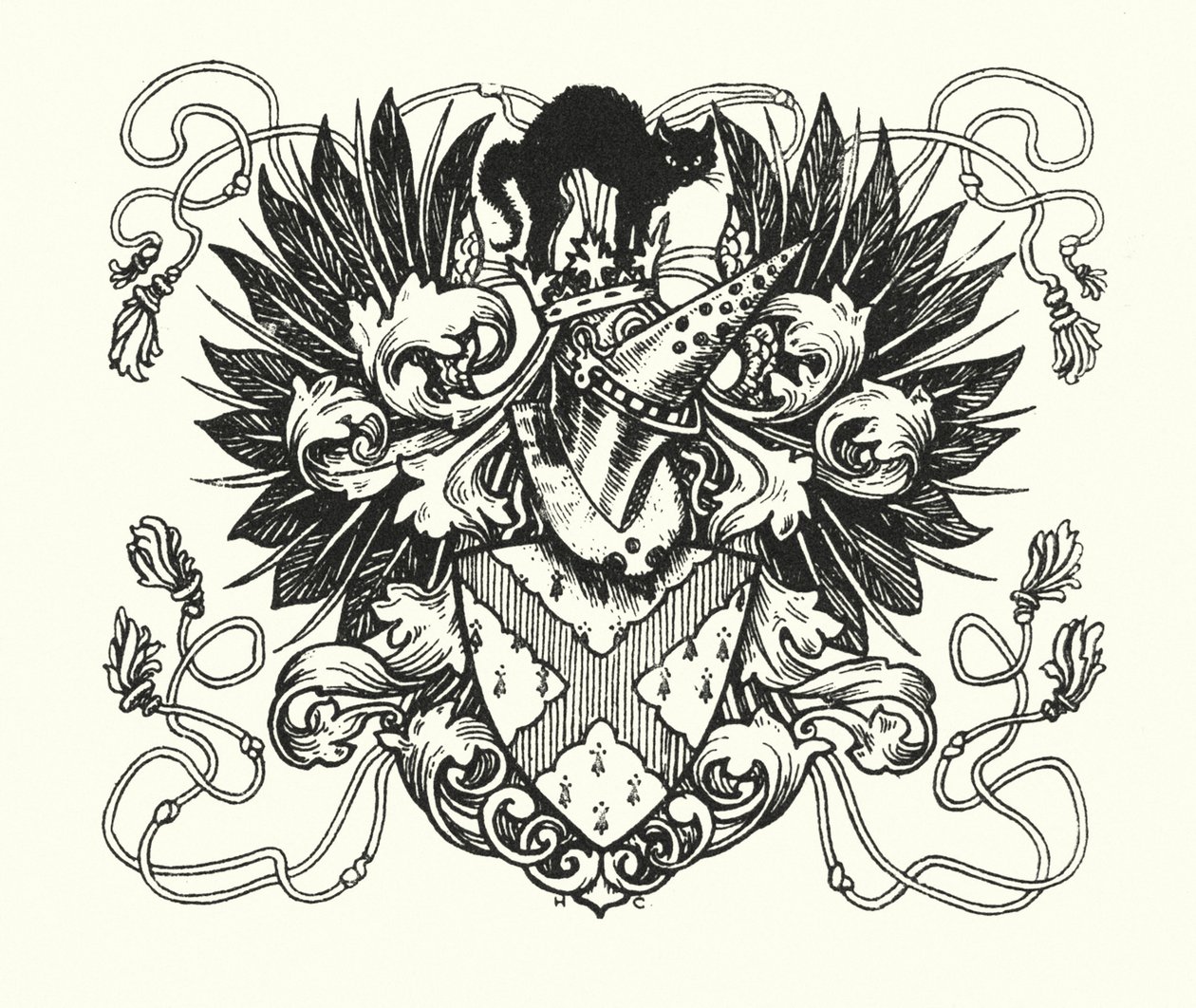 Ingoldsby Legends: Title-page Illustration by Herbert Cole