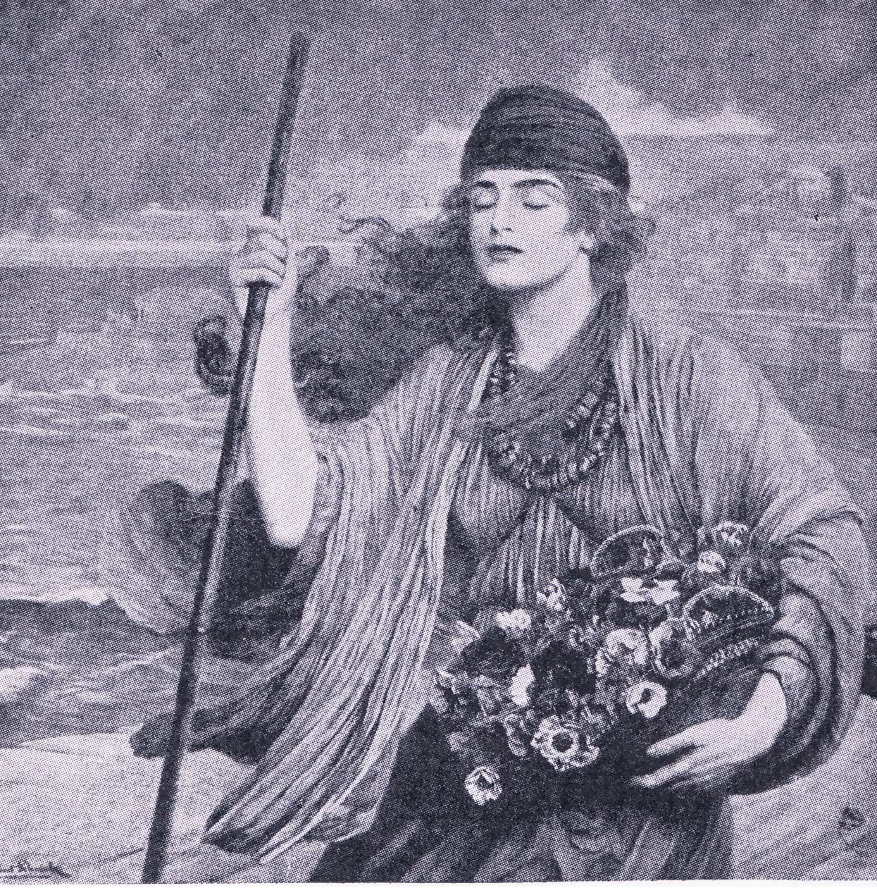 Nydia the Blind Girl of Pompeii (illustration from The World