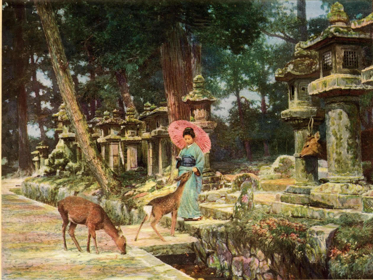 Nara, the Heart of Old Japan by Herbert Ponting