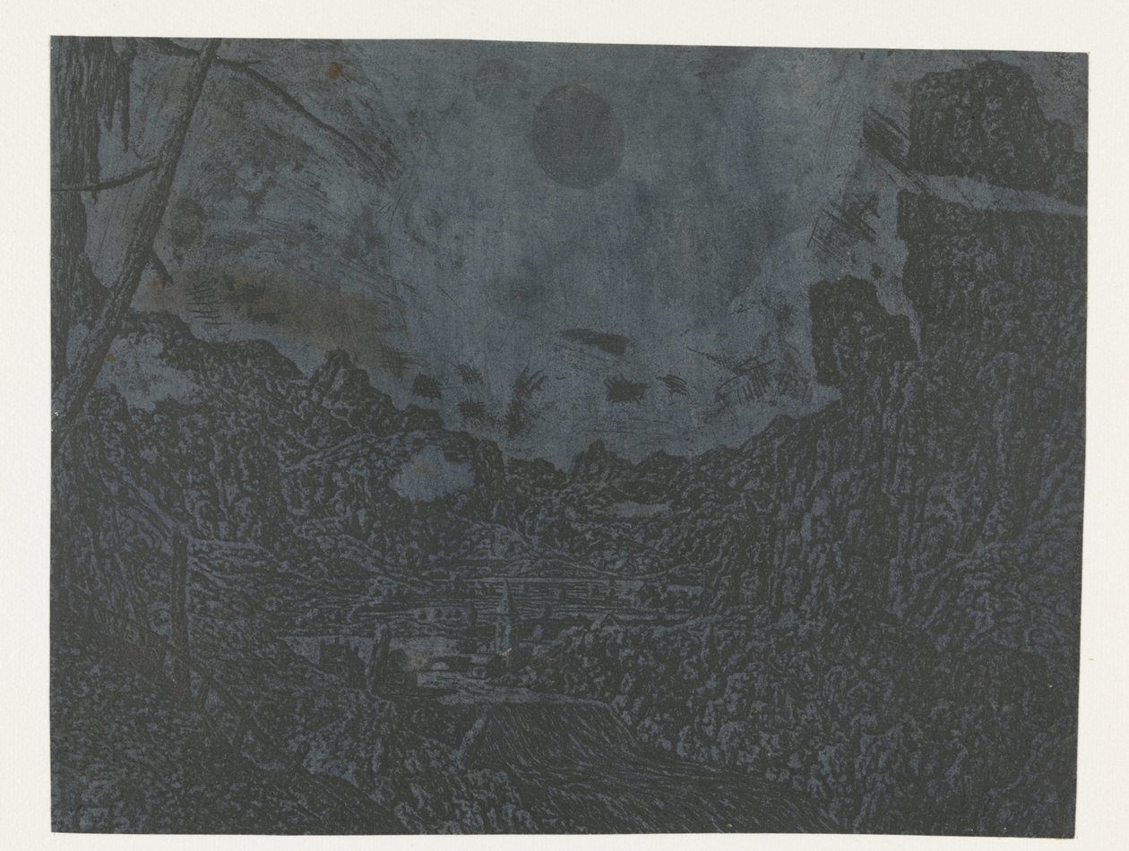 Landscape with a Waterfall (Second Version) by Hercules Segers