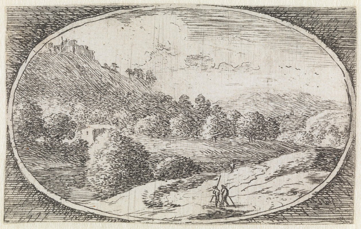 Landscape (no. 22 from the series: Variae Campestrum Fantasiae) by Herman van Swanevelt