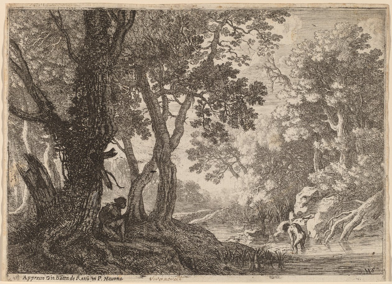 Salmacis and Hermaphroditus by Herman van Swanevelt