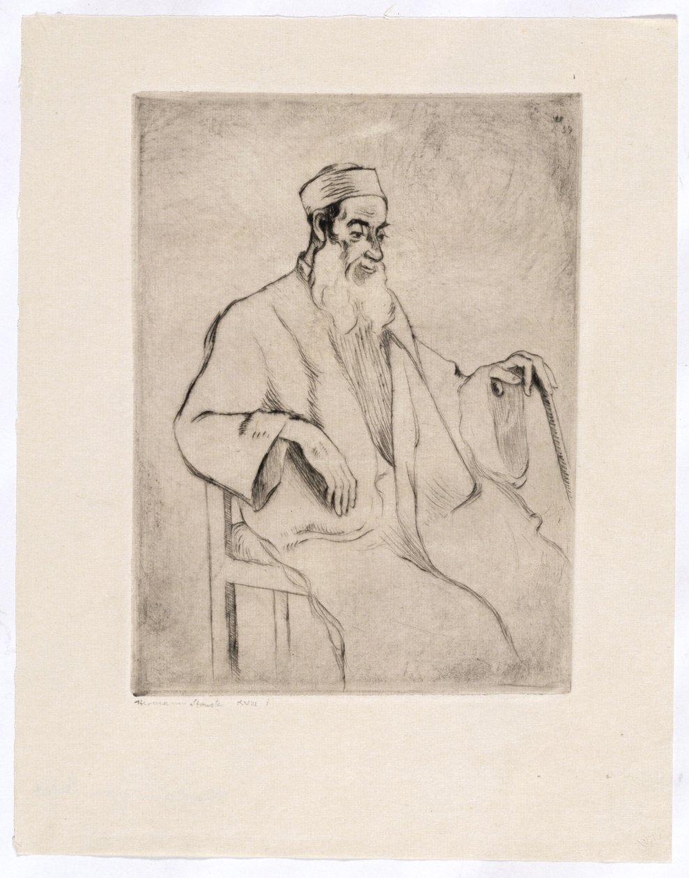 Chacham from Safed by Hermann Struck