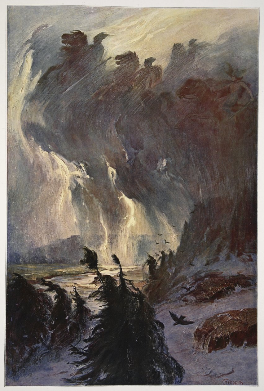 Ride of the Valkyries, 1906 by Hermann Hendrich