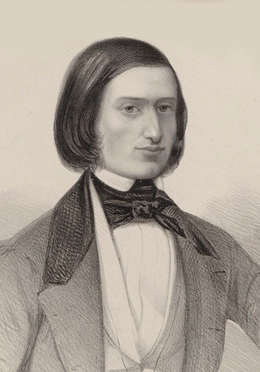 Portrait of Jacques Offenbach by Hermann Raunheim