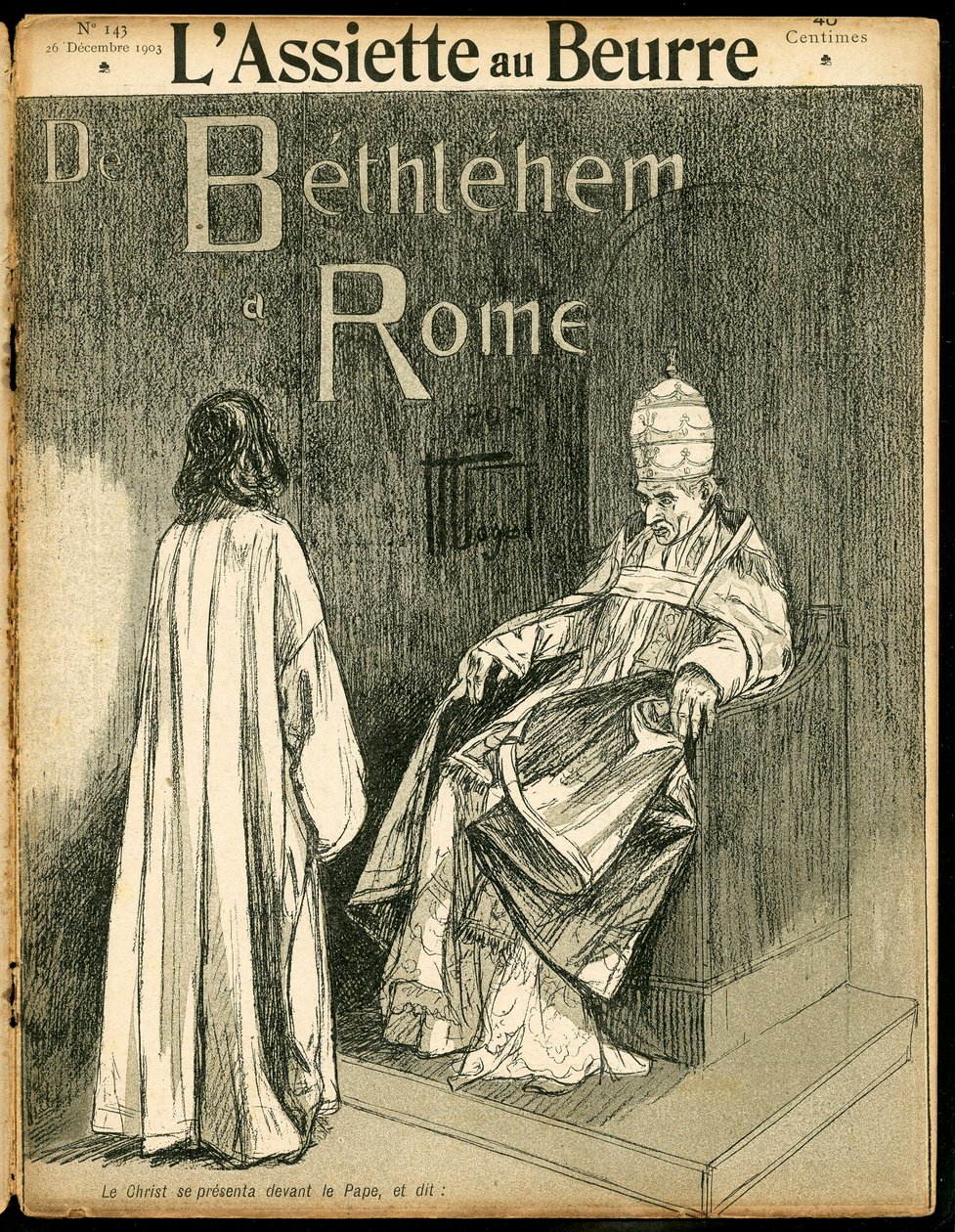 Cover of The Butter Plate, number 143, Satirical in Black & White by Hermann Vogel
