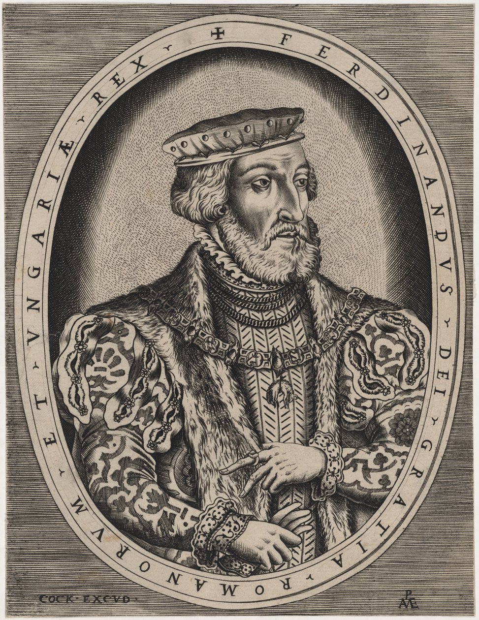 Ferdinand I, Holy Roman Emperor by Hieronymus Cock