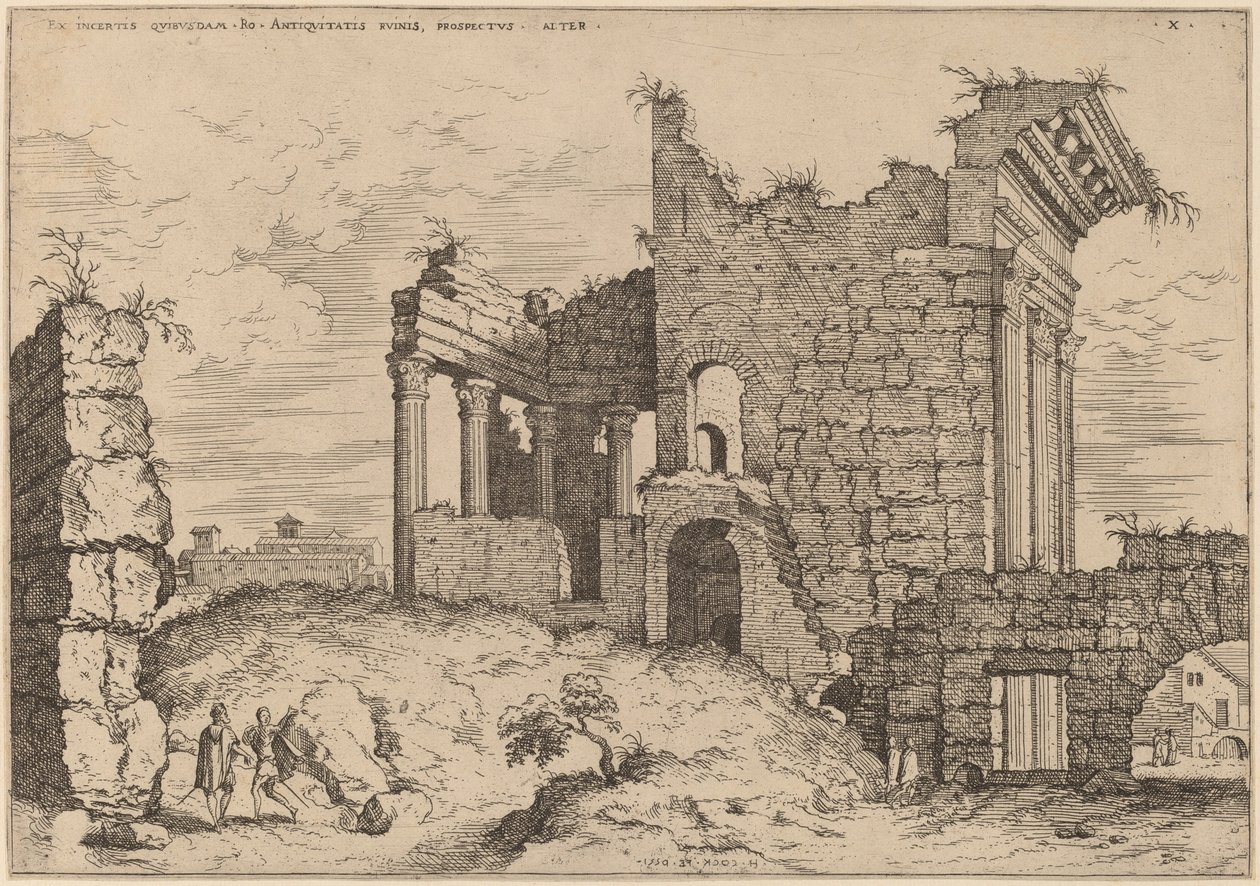 Second View of the Forum of Nerva by Hieronymus Cock