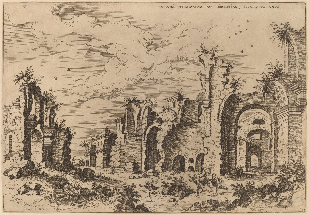 The Baths of Diocletian by Hieronymus Cock