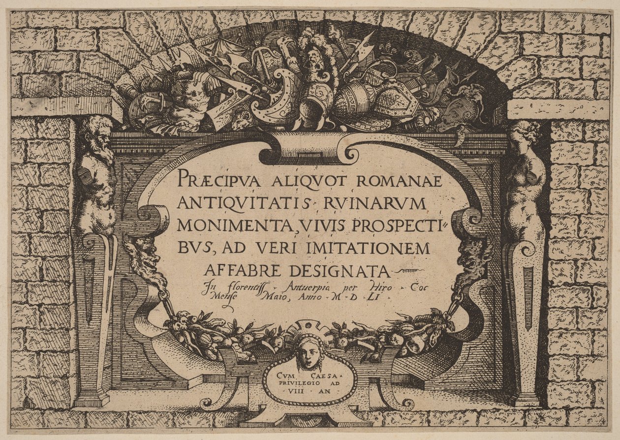 Title Page by Hieronymus Cock