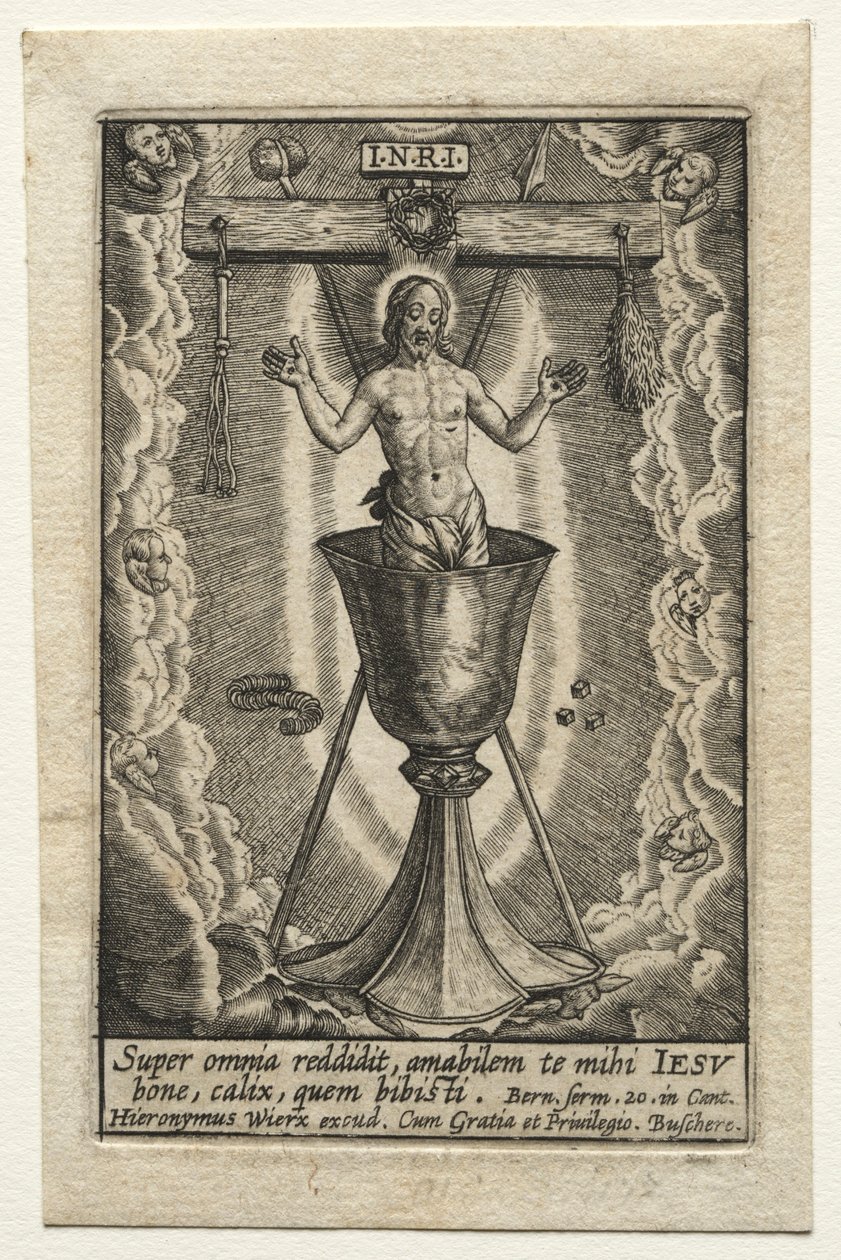 Super Omnia Reddidit, Amabilem by Hieronymus or Jerome Wierix