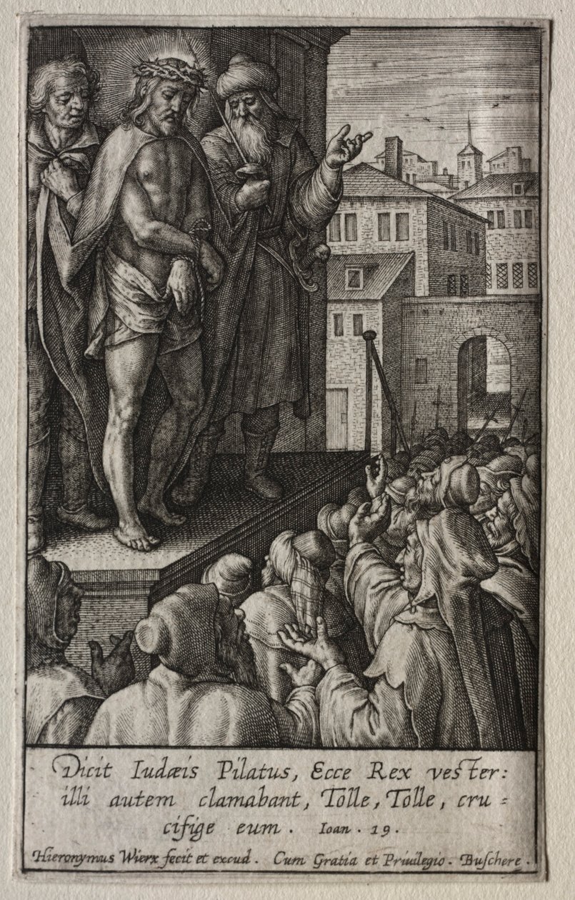 The Passion: Christ Presented to the People by Hieronymus or Jerome Wierix