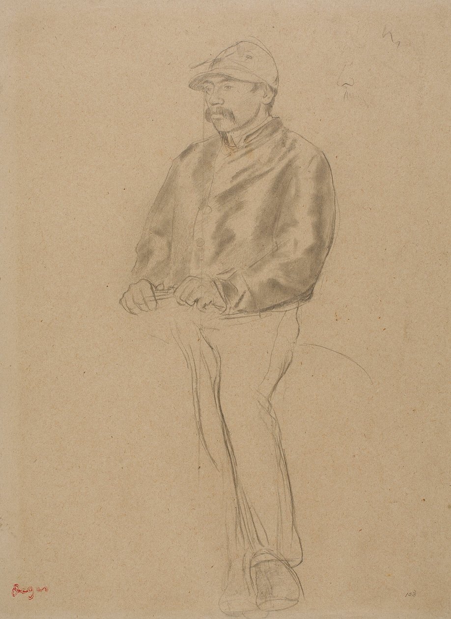 Jockey by Hilaire Germain Edgar Degas