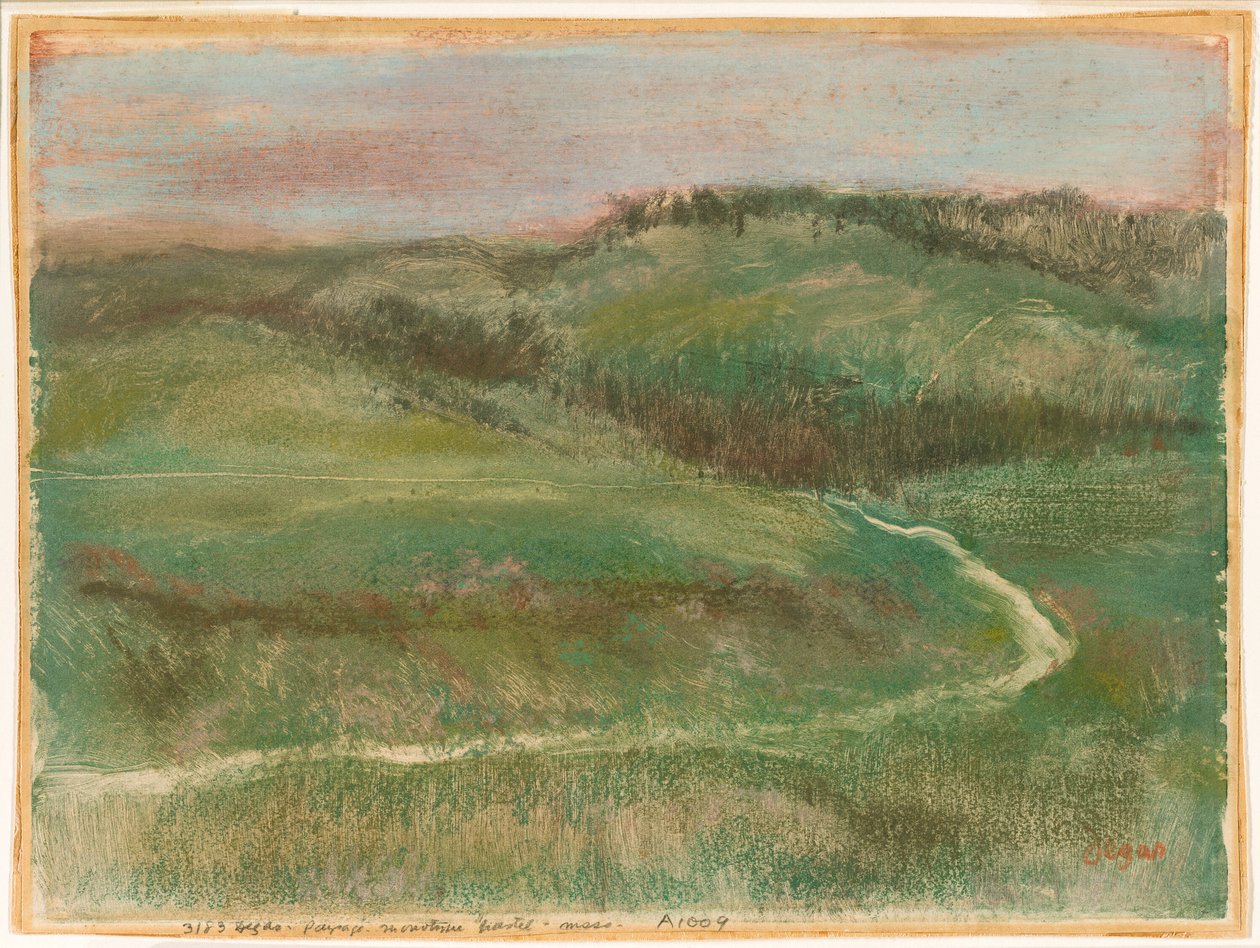 Landscape by Hilaire Germain Edgar Degas