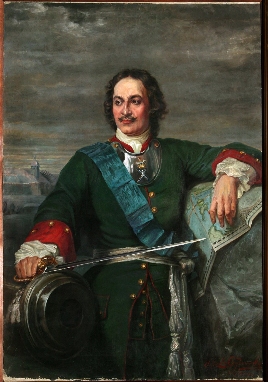 Portrait of Peter the Great (After Hippolyte Delaroche) by Hippolyte Delaroche