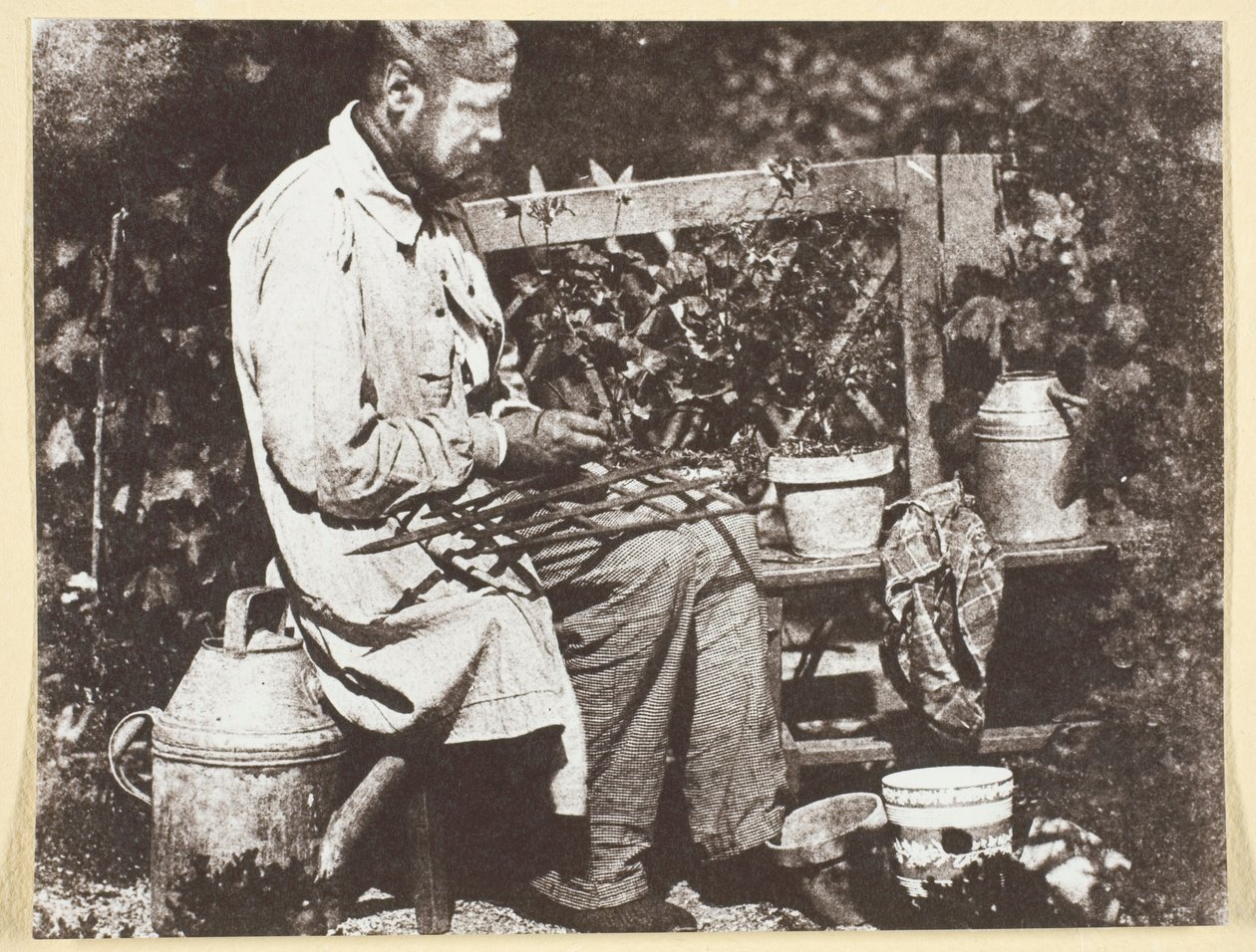Bayard Gardener by Hippolyte Bayard