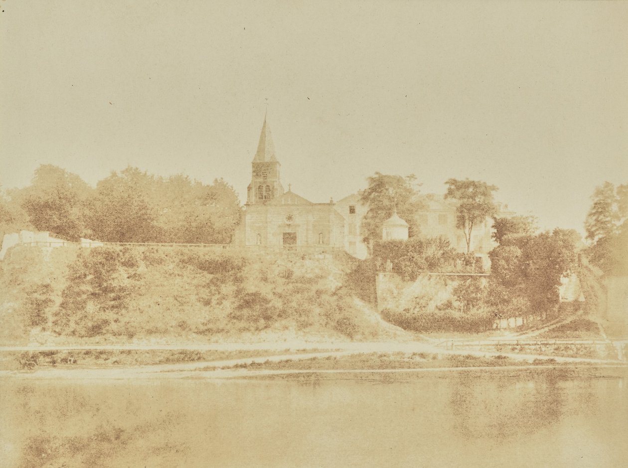 Church and Château of Saint-Ouen by Hippolyte Bayard