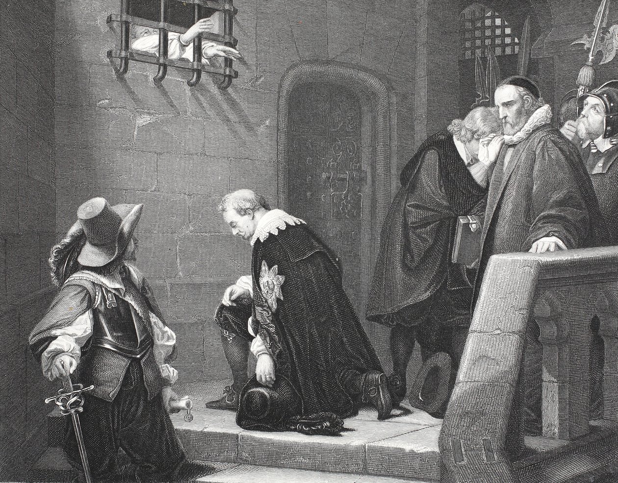 Lord Strafford on the way to execution (engraved by A.H. Payne) by Hippolyte Delaroche