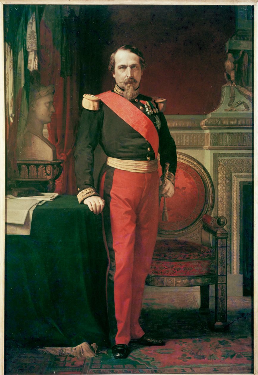 Napoleon III, Emperor by Hippolyte Flandrin