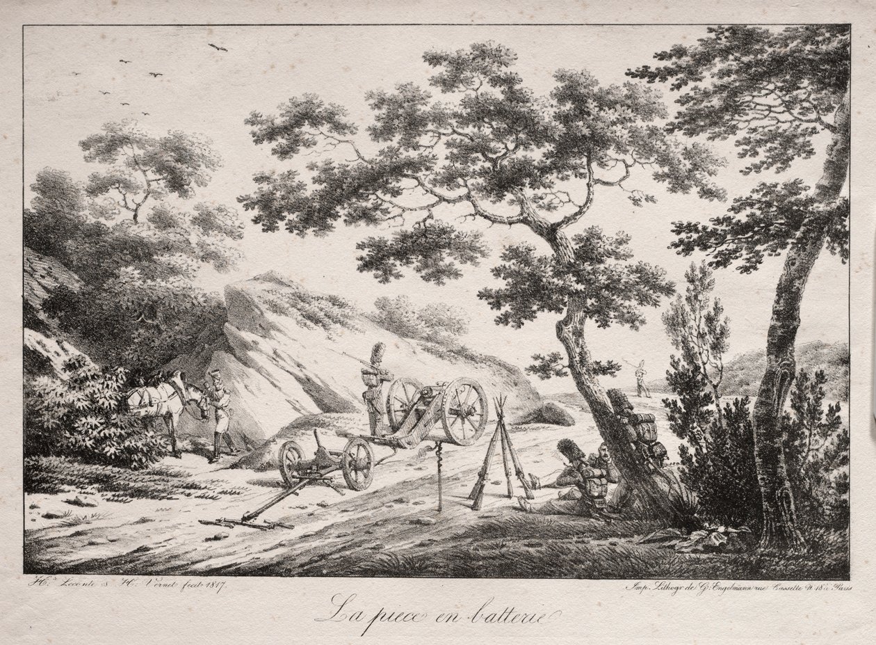The Canon Ready to Fire by Hippolyte Lecomte