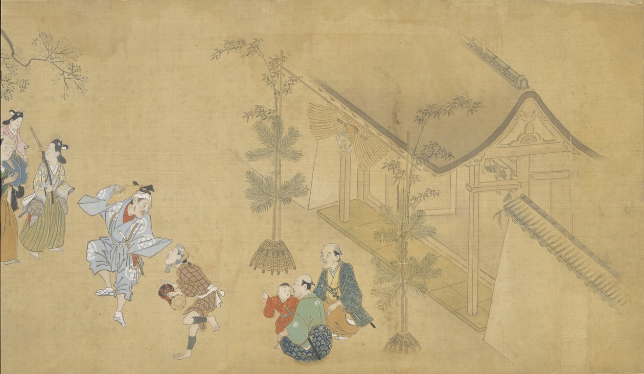 Genre Scenes of the Four Seasons by Hishikawa Moronobu