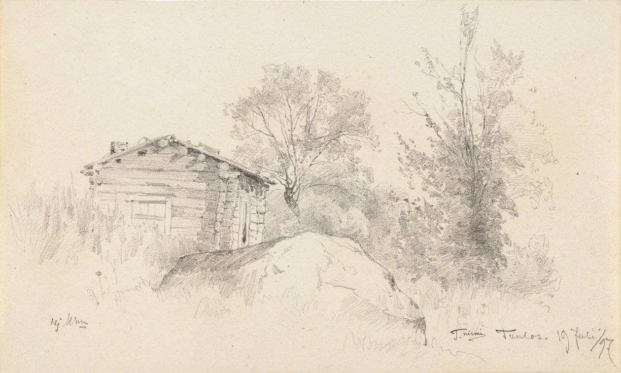 Dilapidated Cabin by Hjalmar Munsterhjelm