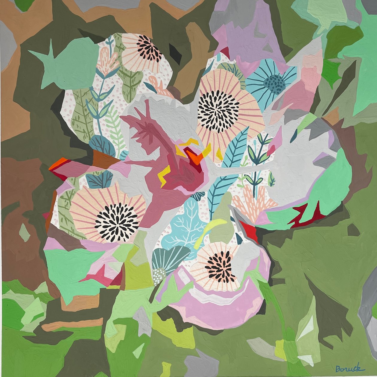 Floral Abstract #5 by Holly Boruck